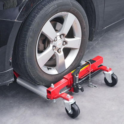 VEVOR Radwagen 2 Stk., 680 kg Belastung pro Wagen, 360° drehbare Räder, Schwerlast-Hydraulikwagenheber für Autos, SUVs, Pick-ups